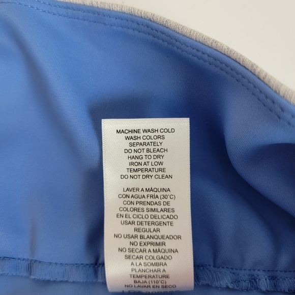 S.C.&CO. Blue And White Marled 360 Tummy Control Outdoor Active Skirt/Skort XL - Picture 13 of 13